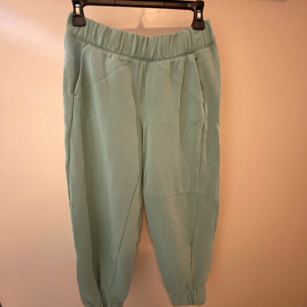 Teal sweatpants